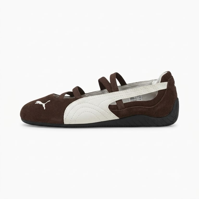 Speedcat Ballet "Brown White" - Image 1